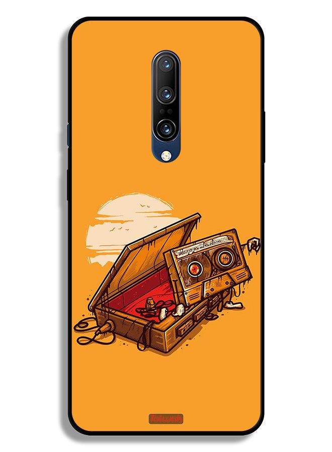 Tolwak OnePlus 7 Pro Protective Case Cover Cassette And Tape Art - Image 2