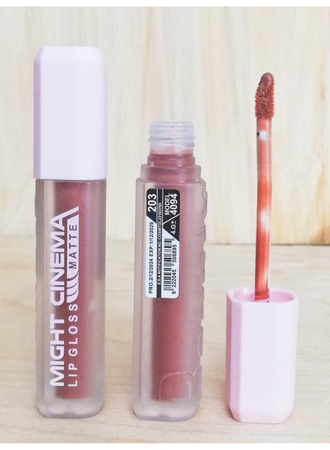 Lip gloss matte Might Cinema(4094)- color 203