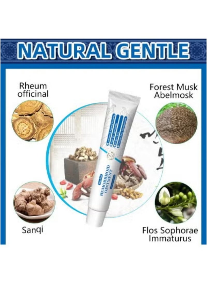 HEALMUSZ All-Natural Hemorrhoid Treatment Cream – Fast Relief and Healing Formula, 0.7 oz / 20g Tube - Image 4