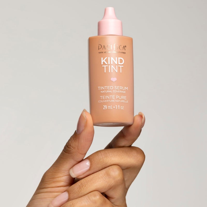 Pacifica Tinted Moisturizer â€“ Kind Tint Serum, Lightweight Hydrating Foundation with Vegan Collagen & Hyaluronic Acid for Dewy Glow, Buildable Coverage, Vegan, 1 fl oz (Shade 17) - Image 4