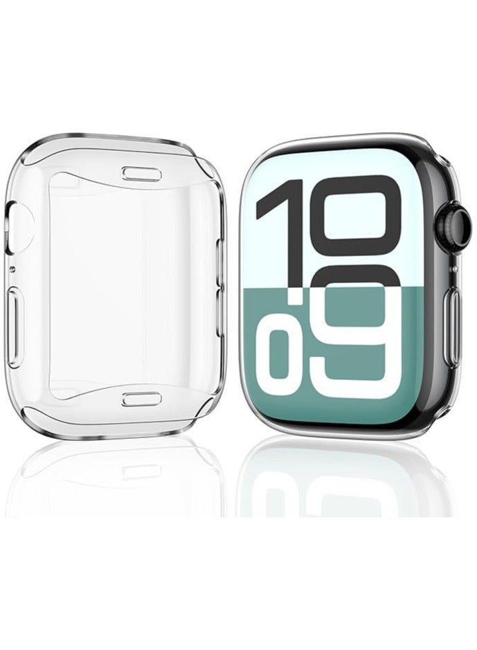 HablTech Protective Case Compatible with Apple Watch Series 9/8/7 41mm Case for iWatch Ultra-thin and soft TPU Case Shockproof - Image 1
