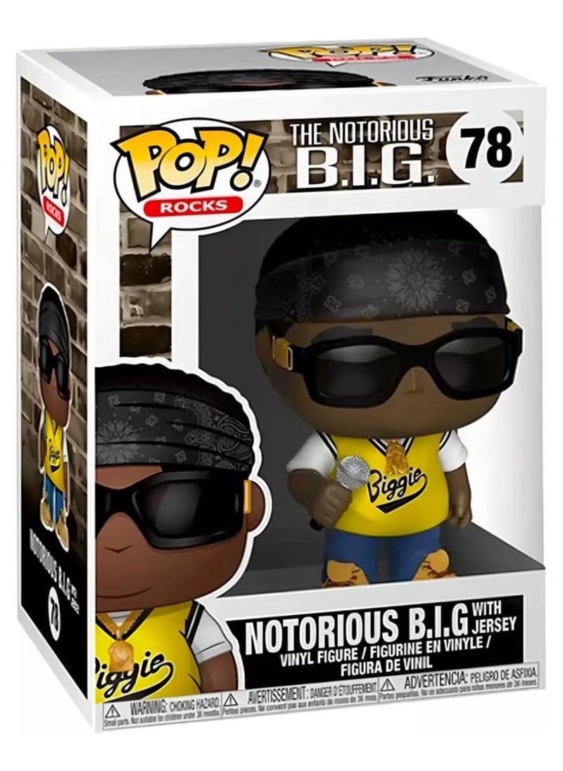 Funko Funko POP Vinyl: Rocks: Notorious B.I.G. Jersey  - Image 1