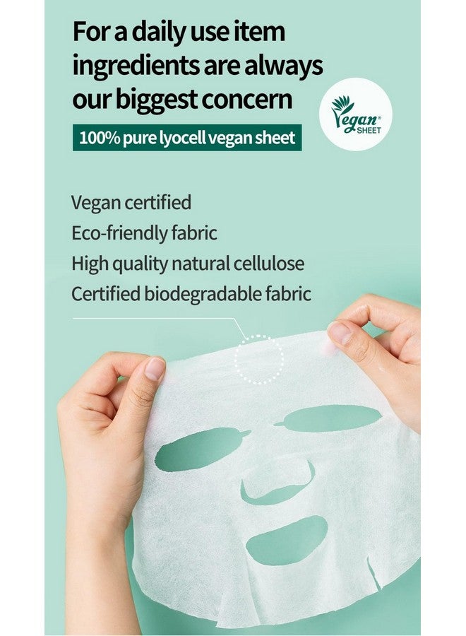 COSNORI Cica & Vita Daily Pure Mask - Vegan daily mask sheet, Convenient & Quick soothing, Vitality boosting care, 100% pure lyocell sheet, 30 sheets/11.8 fl oz - Image 5