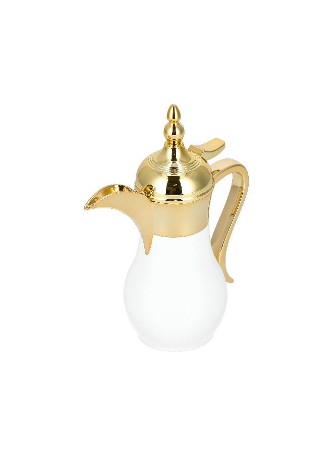 Dallaty - 1Pc Steel Vacuum Mini Traditional White Gold 0.3Ml - Image 1