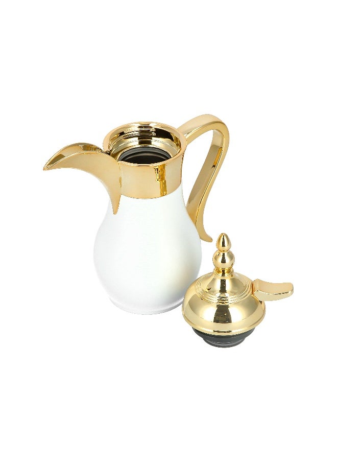Dallaty - 1Pc Steel Vacuum Mini Traditional White Gold 0.3Ml - Image 1