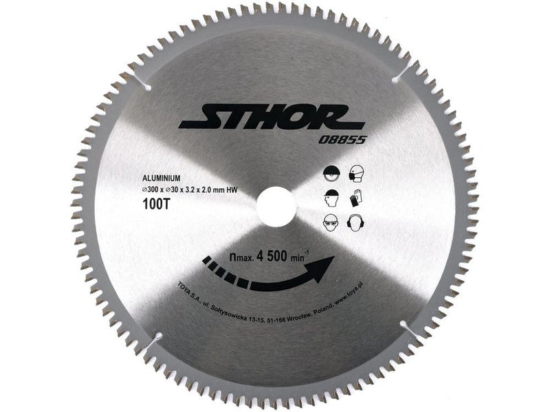 TCT Blade for Aluminium 300x100T x 3.2 mm  08855