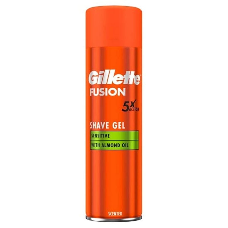 Procter & Gamble Gillette Fusion5 Ultra Sensitive Mens Shaving Gel 200 ml Leaves Skin Feeling Clean and Comfortable - Image 2