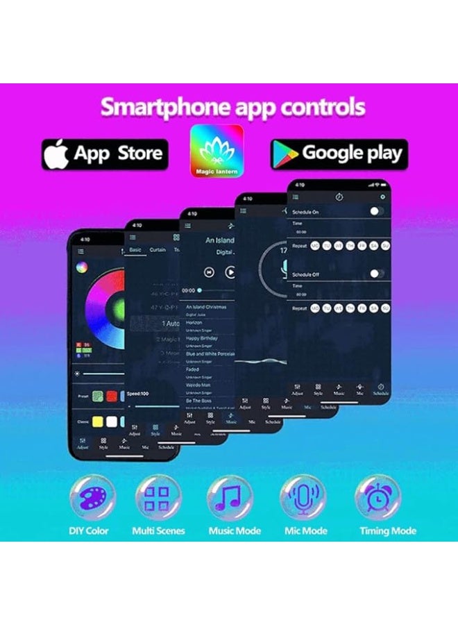 يان تي شريط ضوء نيون بلوتوث - Image 4