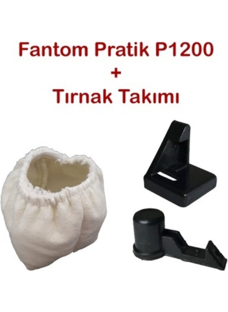 Fantom P1200 Practical Vacuum Cleaner Cloth Bag and Cover Nail 