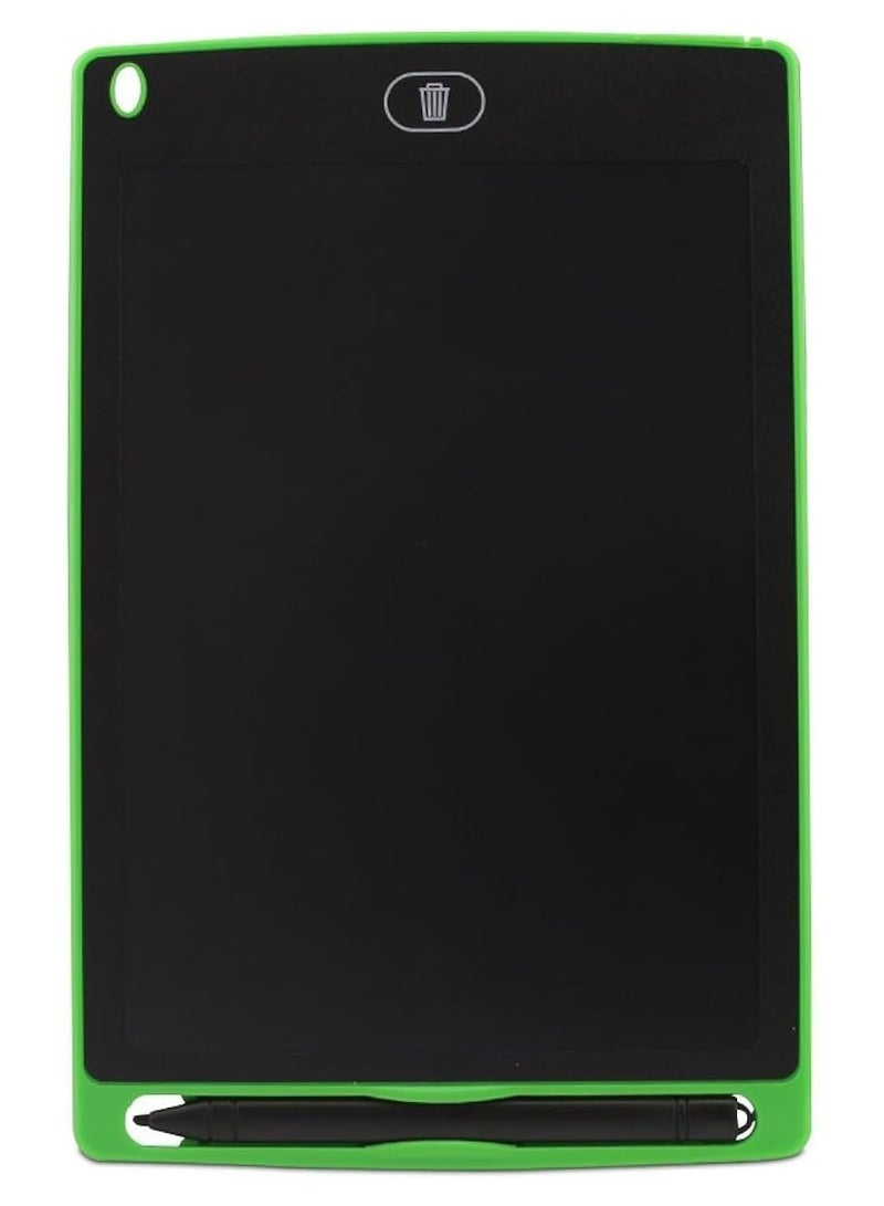 مخطوطات تابلت كتابة LCD مقاس 12 بوصة، لوحة رسومات الشعار المبتكرة قابلة للمسح وإعادة الاستخدام للكتابة والرسم، ألعاب تعليمية للأطفال للأولاد والبنات (أخضر) - Image 2