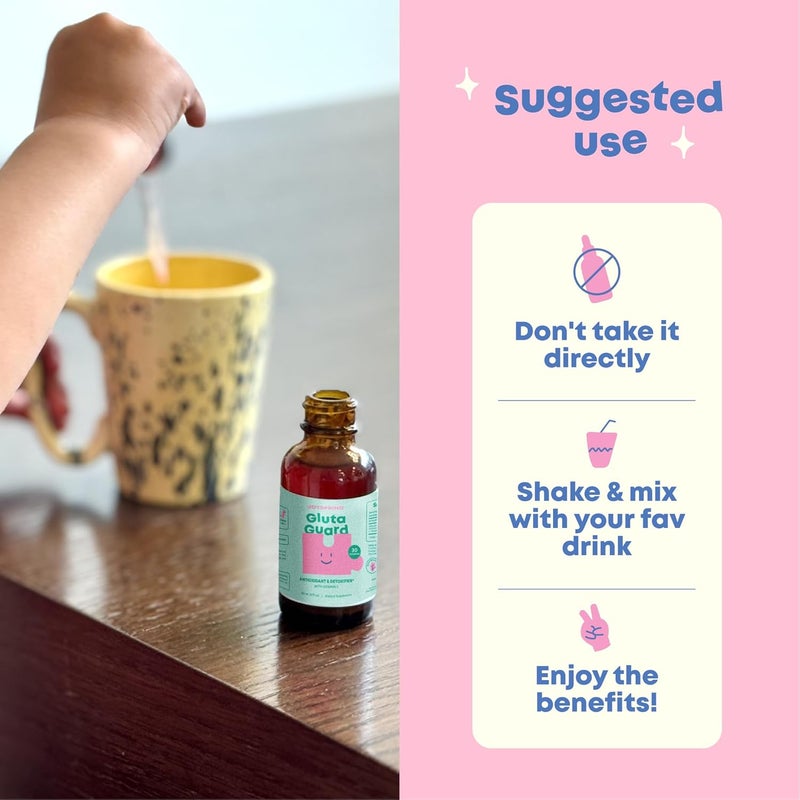 JoySpring Liposomal Glutathione Supplement for Kids  Supports Speech and Eye Contact  50 MG Antioxidant LGlutathione Drops  2 oz Liquid Detox Supplement - Image 3