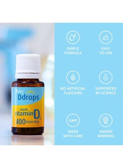 Ddrops VIT D,Baby,400 Iu,90 Drop  - Image 5