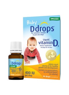 Ddrops VIT D,Baby,400 Iu,90 Drop  - Image 1