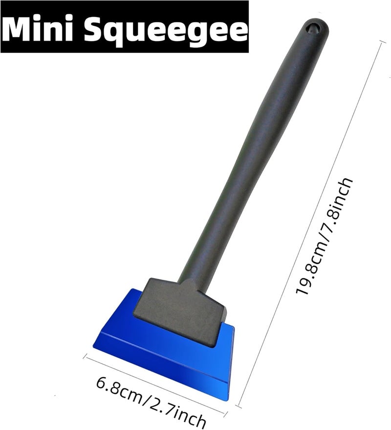 CARTINTS Window Film Application Kit Car Tinting Tools, Vehicles Wrap Kit with Magnetic Felt Squeegee, Mini Rubber Squeegee and 9mm Utility Knife, Ideal for PPF, Decals, Graphics, Vinyl - Image 2