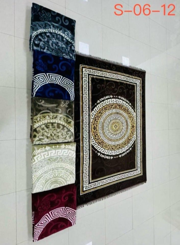 Majlis Mat - 2x3 Meter Carpet with Carry Bag, Soft Living Room Rug, Desert, Camping, and Picnic Rug, Multicolor - Image 2