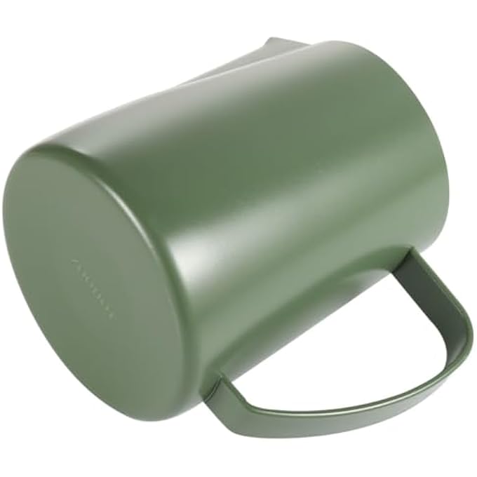 zoohot Milk Frothing Pitcher 20Oz600Ml Stainless Steel Espresso Steaming Pitcher Milk Frother Steamer Cup For Latte Art Cappuccino With Measurement Scale Green - Image 3