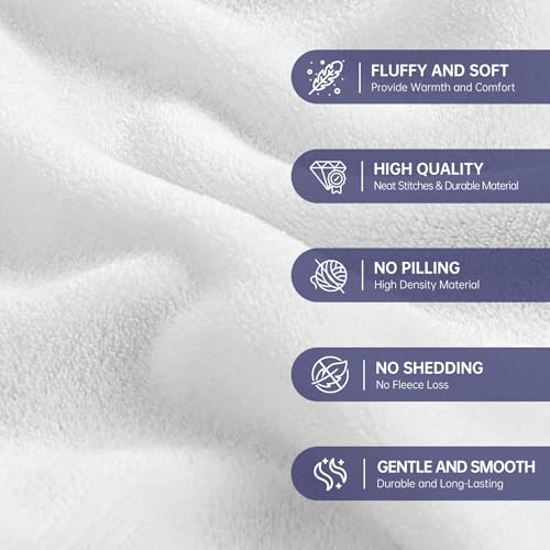 Afterprints Grandma Gifts Blanket, Birthday Gifts for Grandma from Grandkids, Best Grandmother Presents, Hug Floral Throw Blankets 50'' x 60'' - Image 5