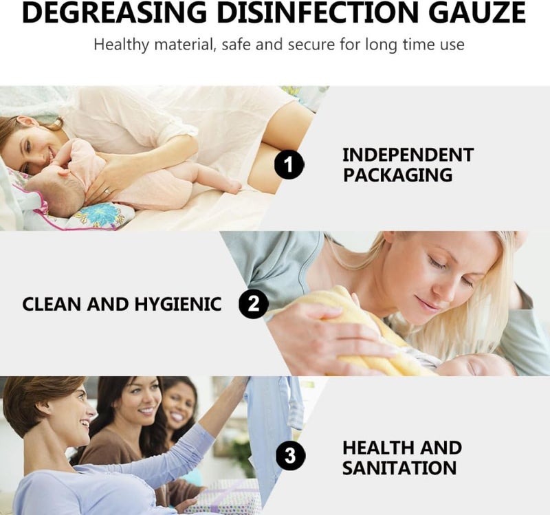 Disposable Gauze Toothbrush 30pcs, Individually Vacuum-Sealed Mint Flavor, Pregnant Women Oral Care, Professional Tongue Scraper for Safe Mouth Cleaning - Image 3