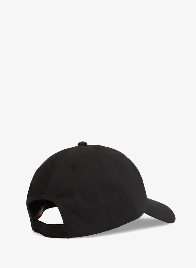 Tommy Jeans Black Linear Logo Embroidery Baseball Cap  | Best Price UAE
