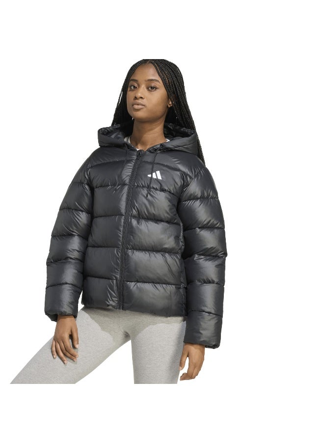 Adidas Essentials Climawarm Synthetic Down Puffer Hooded Jackets - Image 5