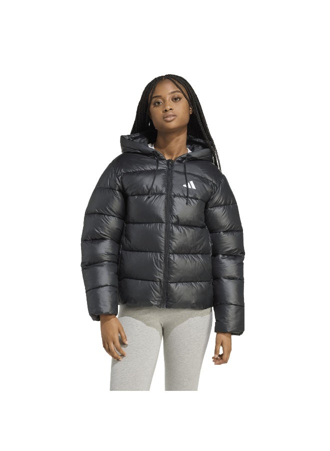 Adidas Essentials Climawarm Synthetic Down Puffer Hooded Jackets - Image 2