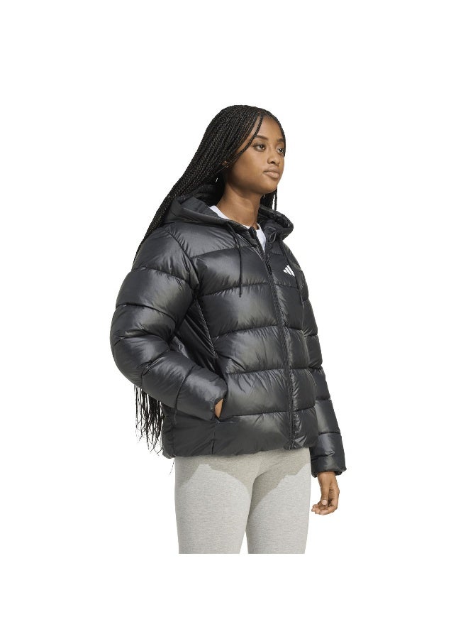 Adidas Essentials Climawarm Synthetic Down Puffer Hooded Jackets - Image 4