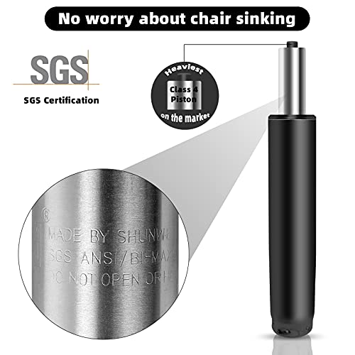 Omyoffice 2.5 inch Office Chair Gas Lift Cylinder-Office Chair Replacement Parts,Universal Size Fits Most Chairs,Heavy Duty Gas Lift Hydraulic/Pneumatic Piston - Image 5