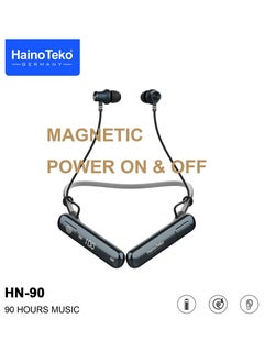 HainoTeko HN-90 Bluetooth Neckband Wireless Earphones 90 Hours of Music With Super Clear Microphone