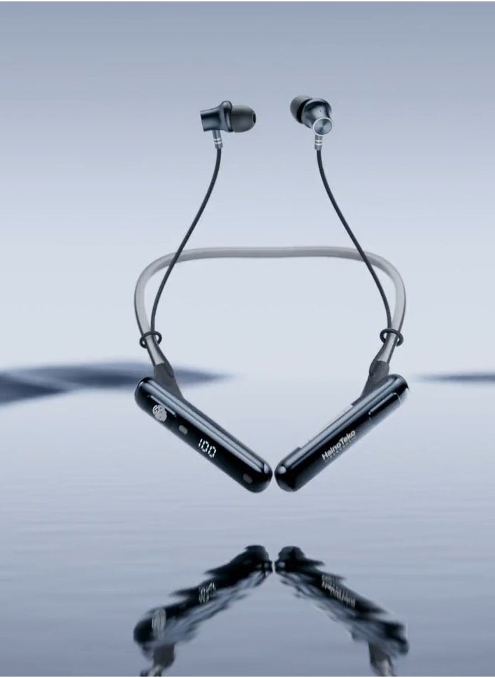 Haino Teko - HainoTeko HN-90 Bluetooth Neckband Wireless Earphones 90 Hours of Music With Super Clear Microphone - Image 1