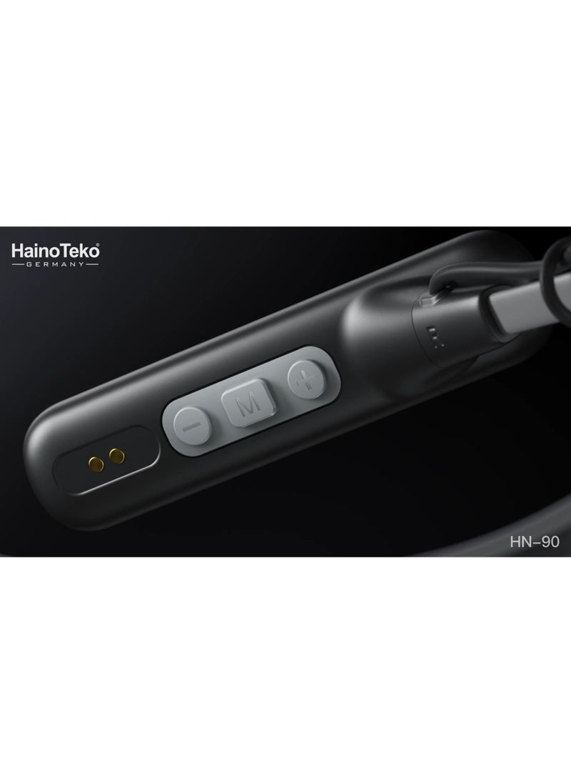 Haino Teko - HainoTeko HN-90 Bluetooth Neckband Wireless Earphones 90 Hours of Music With Super Clear Microphone - Image 1