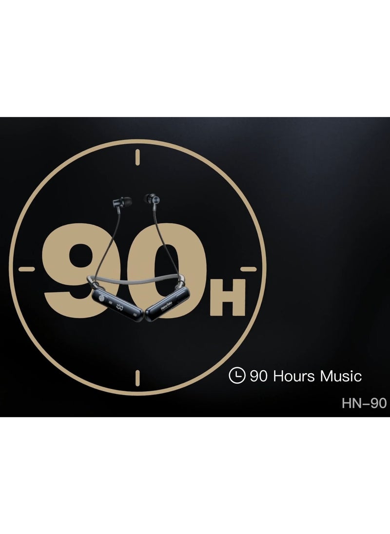 Haino Teko - HainoTeko HN-90 Bluetooth Neckband Wireless Earphones 90 Hours of Music With Super Clear Microphone - Image 1