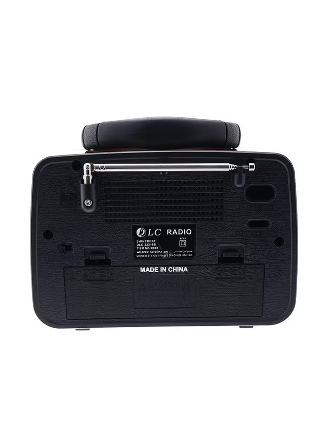 Bluetooth portable radio 32216B brown/gold/black - Image 2