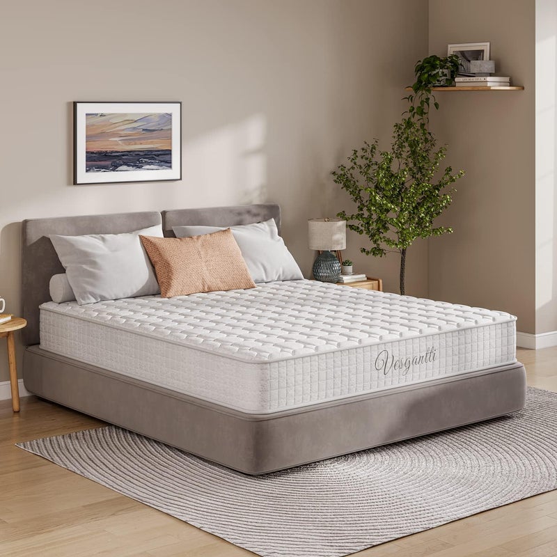 Vesgantti 180x200 6FT Super King Mattress, 24cm Pocket Sprung Mattress Super King Size with Breathable Foam and Individually Pocket Spring - Medium, Standard Tight Top Collection… - Image 2