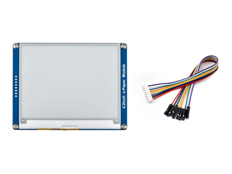 Waveshare وحدة عرض E-Ink بحجم 4.2 بوصة من Waveshare متوافقة مع Raspberry Pi 5/4B/3B/Zero/Zero W/Zero 2W/Pico/Pico W/Pico WH، دقة 400x300، واجهة SPI - Image 2