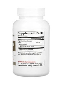 Real Mushrooms Real Mushrooms Lion's Mane Cognition 120 Capsules  - Image 2