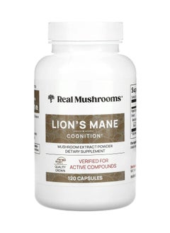 Real Mushrooms Real Mushrooms Lion's Mane Cognition 120 Capsules  - Image 1