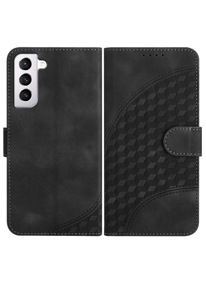 S-TOP Case For Samsung Galaxy S21 5G YX0060 Elephant Head Embossed Phone Leather Case with Lanyard - Image 1