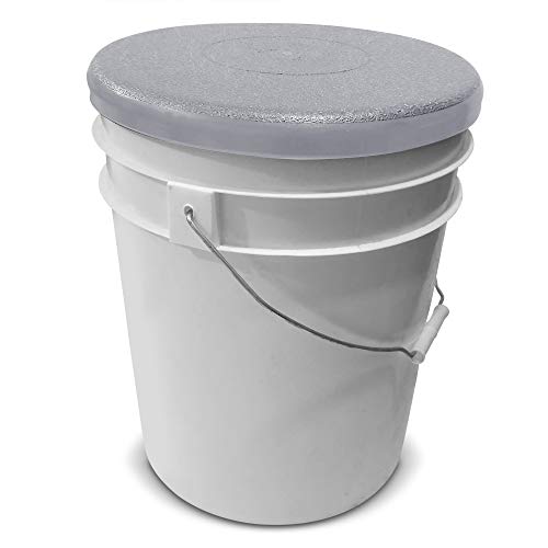 BUCKET PROS White Bucket Lid Seat-by Bucket Lidz - Image 3