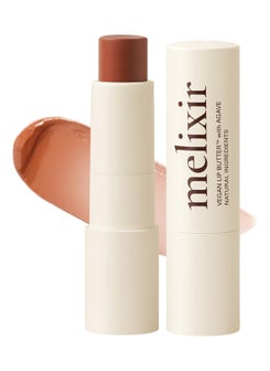 Melixir Melixir Vegan Lip Butter #12 Caramel(Tinted) (+11 more colors) 0.13oz, Bee Free, Petrolatum Free, Deep Nourishing Plant-Based Vegan Chapstick, Vegan Lip Balm for Dry, Cracked and Chapped Lips 