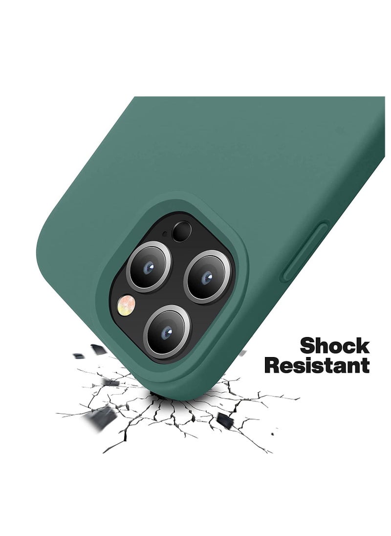 Soft Liquid Silicon Case Compatible with iPhone 13 Pro Case, Shock-Proof Protective Case Matte Finish Cover designed for iPhone 13 Pro