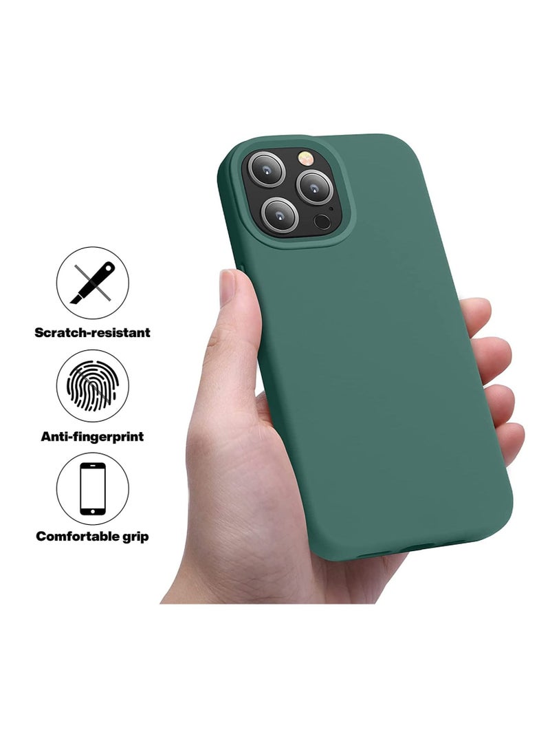 Soft Liquid Silicon Case Compatible with iPhone 13 Pro Case, Shock-Proof Protective Case Matte Finish Cover designed for iPhone 13 Pro