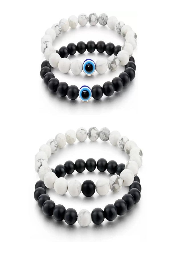 ARTIFICIAL TREE Black Thread Handmade Evil Eye Nazariya Bracelet For Unisex Adult Keeps You Safe And Secure From Evil & Negative Pack Of Combo 4 Piece (AT GIRLS BRCT 043) - Image 2