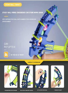 BELLSBERRY Dinosaur Bow and Arrow Set with 24 Sticky Balls Target Shooting Game for Kids  - Image 3