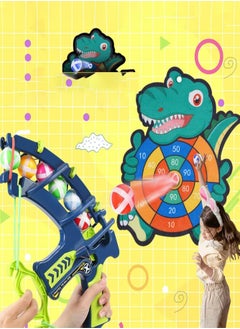 BELLSBERRY Dinosaur Bow and Arrow Set with 24 Sticky Balls Target Shooting Game for Kids  - Image 4