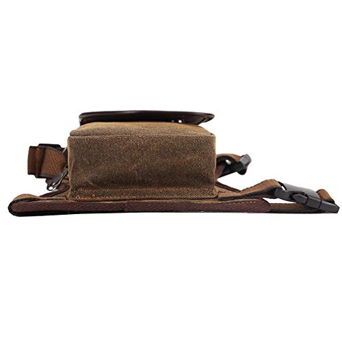 Hebetag Canvas Motorcycle Drop Leg Bag for Men Women Travel Outdoor Tactical Hiking Climbing Cycling Thigh Waist Pack Fanny Pouch - Image 5