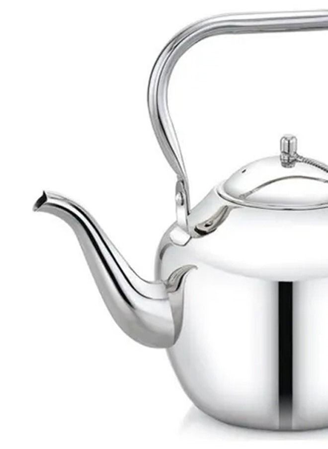Maxima - Stainless Steel Arabic Tea Kettle Silver 1.2 | 1.5 | 2 | 3 | 4 Liter - Image 1