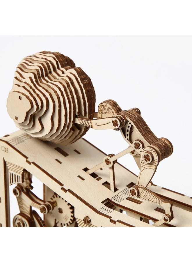 general Sisyphus wooden puzzle toy children's handmade diy wooden puzzle toy desktop decoration - Image 2