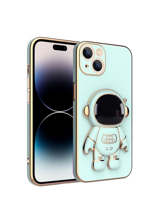 S-TOP Case For iPhone 14 Pro Max Plating Astronaut Holder Phone Case - Image 1