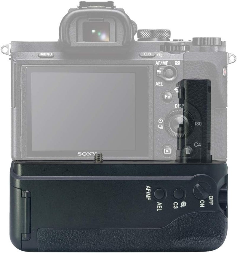 mcoplus MCO-A7II Vertical Battery Grip as VG-C2EM Replacement for Sony A7II A7S II A7R II, Hold NP-FW50 Battery(Battery not Included) - Image 2
