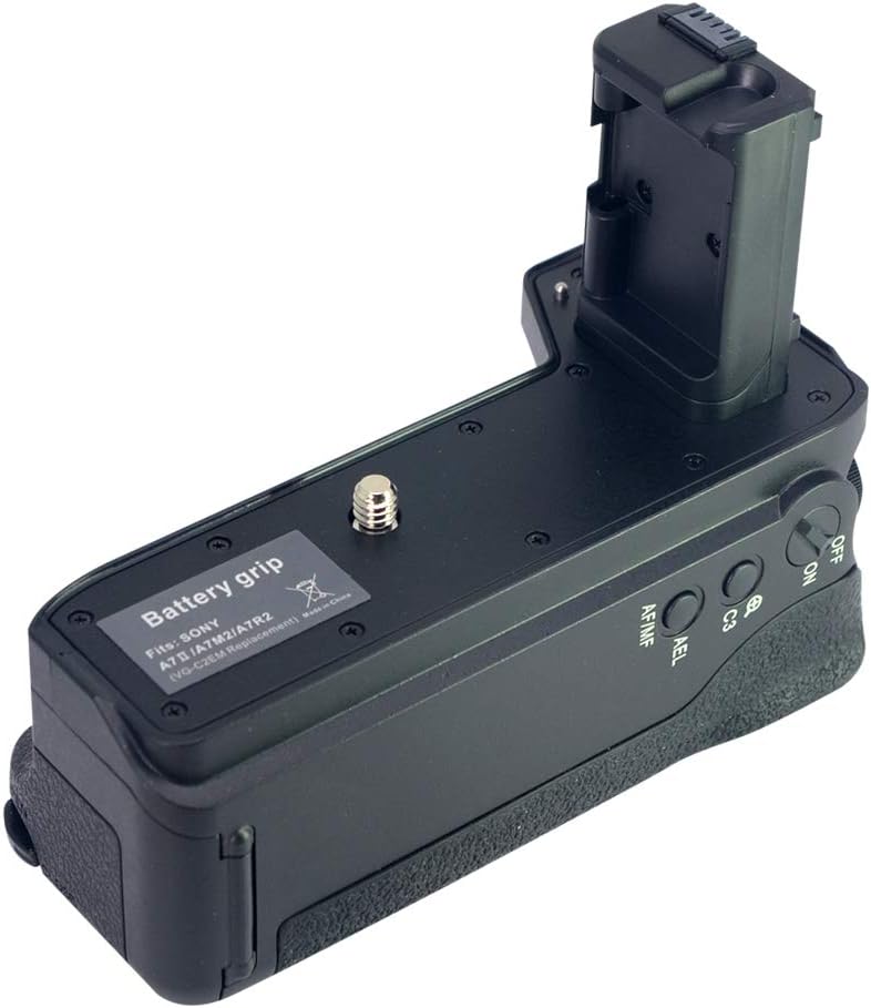 mcoplus MCO-A7II Vertical Battery Grip as VG-C2EM Replacement for Sony A7II A7S II A7R II, Hold NP-FW50 Battery(Battery not Included) - Image 3